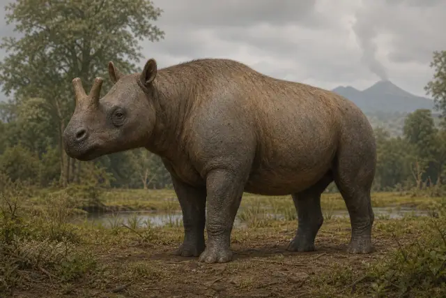 Megacerops · scientific reconstruction