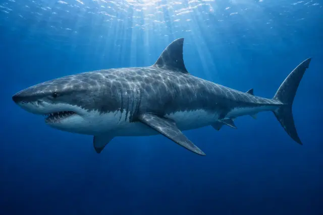 Megalodon (Otodus megalodon) · scientific reconstruction