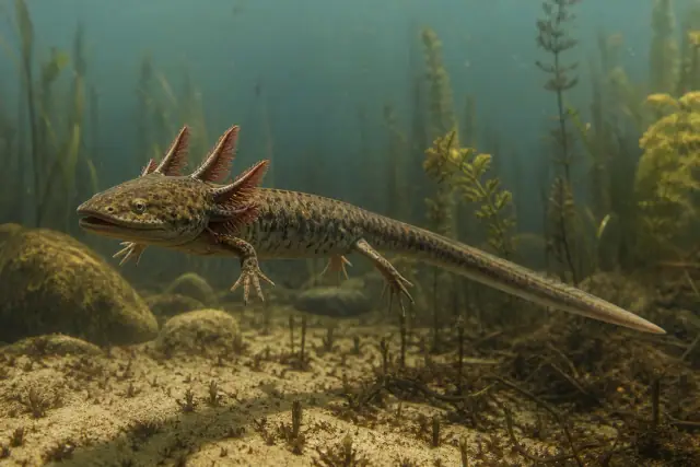 Melanerpeton · scientific reconstruction