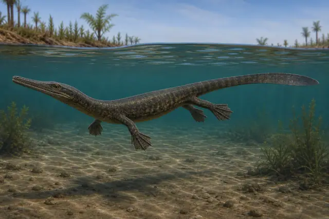 Mesosaurus · scientific reconstruction