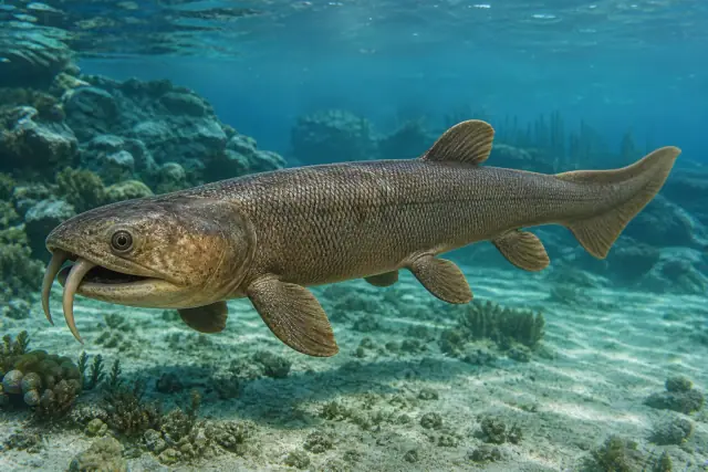 Onychodus · scientific reconstruction