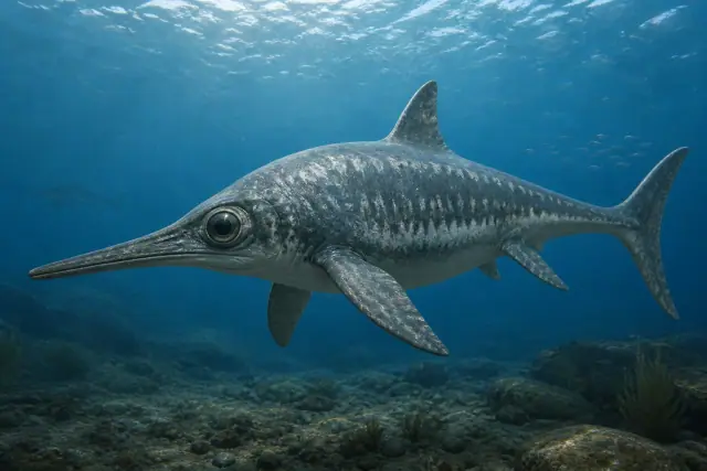 Ophthalmosaurus · reconstitution scientifique