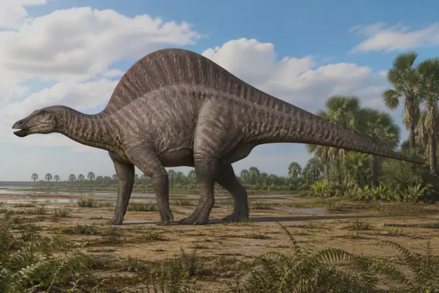 Ouranosaurus nigeriensis · reconstrucción científica