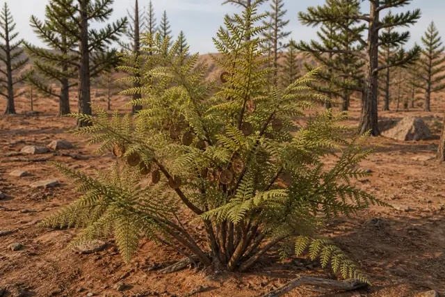 Peltaspermum · scientific reconstruction