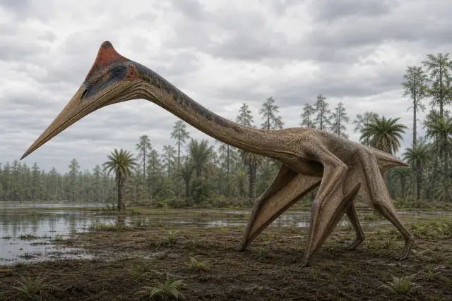 Quetzalcoatlus (Quetzalcoatlus northropi) · scientific reconstruction