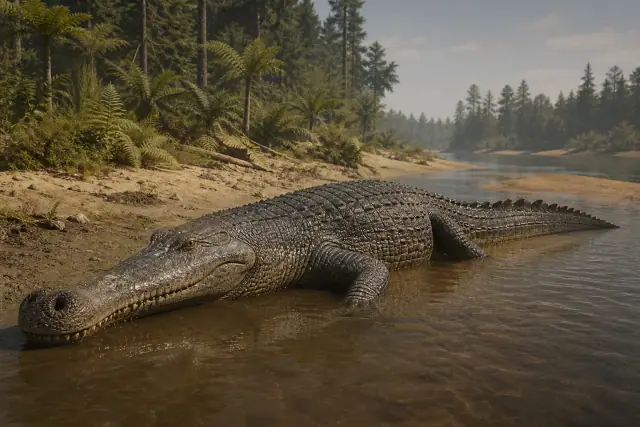 Sarcosuchus · scientific reconstruction