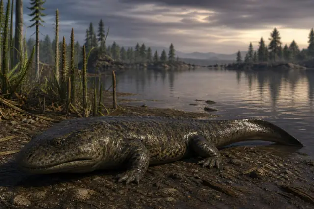 Sclerocephalus · scientific reconstruction