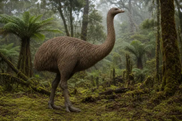 South Island Giant Moa · scientific reconstruction