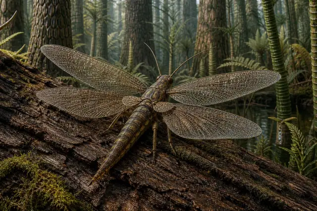 Lobed Stenodictya · scientific reconstruction
