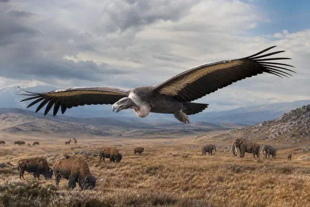Teratornis · scientific reconstruction