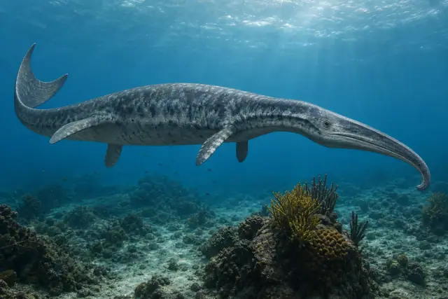 Thalattosaurus · reconstitution scientifique