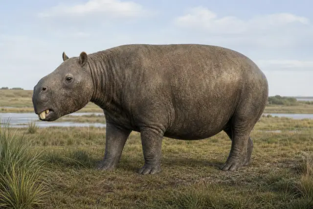 Toxodon · scientific reconstruction