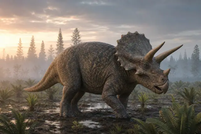 Triceratops (Triceratops horridus) · scientific reconstruction