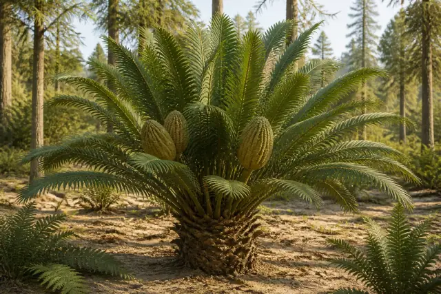 Williamsonia · scientific reconstruction